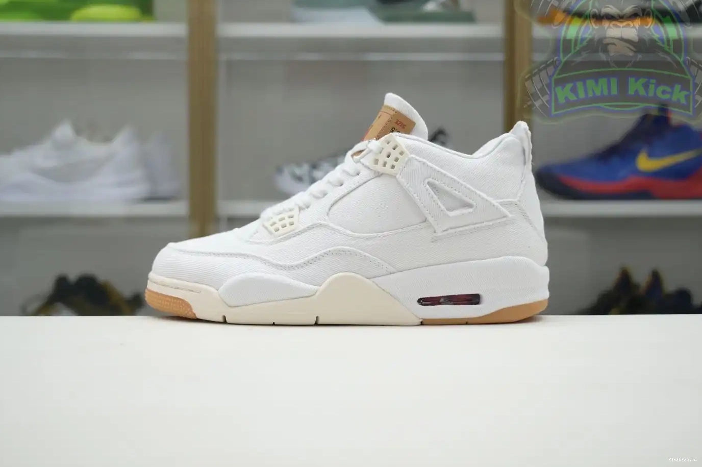 Jordan 4 (levis Kimikick Jordan white tag) Air levis 0326